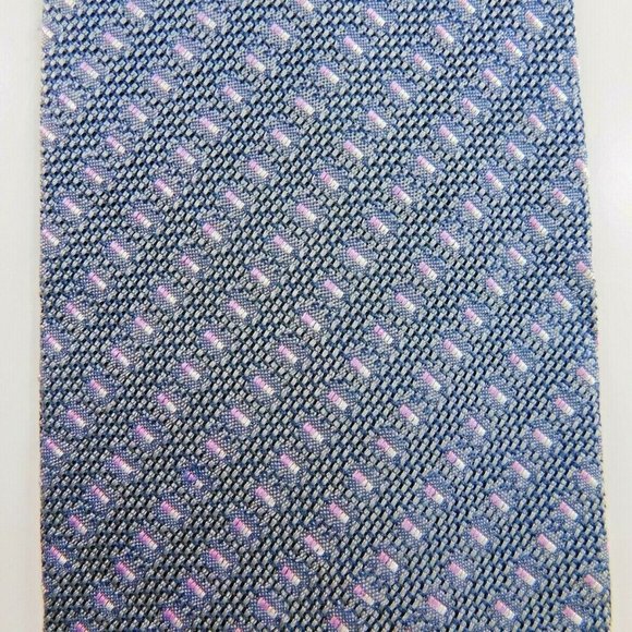 Bill Robin Son NWOT Gray and Purple Geometric T598 - Picture 3 of 4